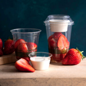 Vegware Lids for Portion Cups/Pots/Bella Pots (CMA-I,W)